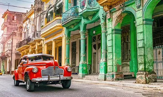 Vintage cars in Cuba