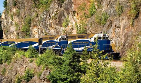 The Rocky Mountaineer train, Canada