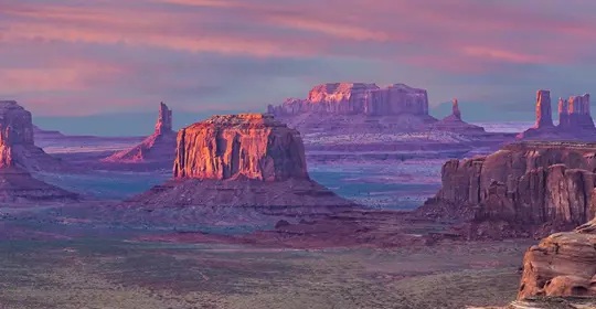 Sunset over Grand Canyon