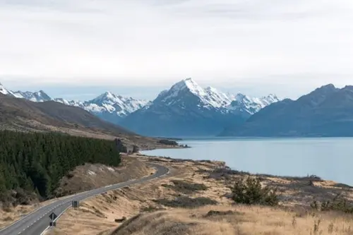 Lake in New Zealand